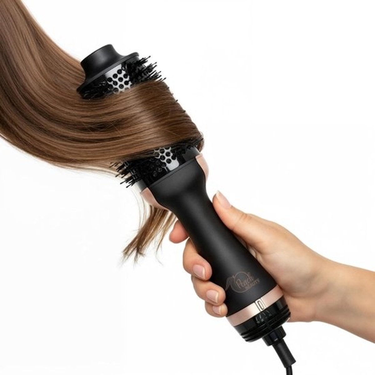 Hot Air Brush - Haarstylist Styling - Haar Drogen Stylen - 3-in-1 Functie - 33.5x8.5cm - Zwart