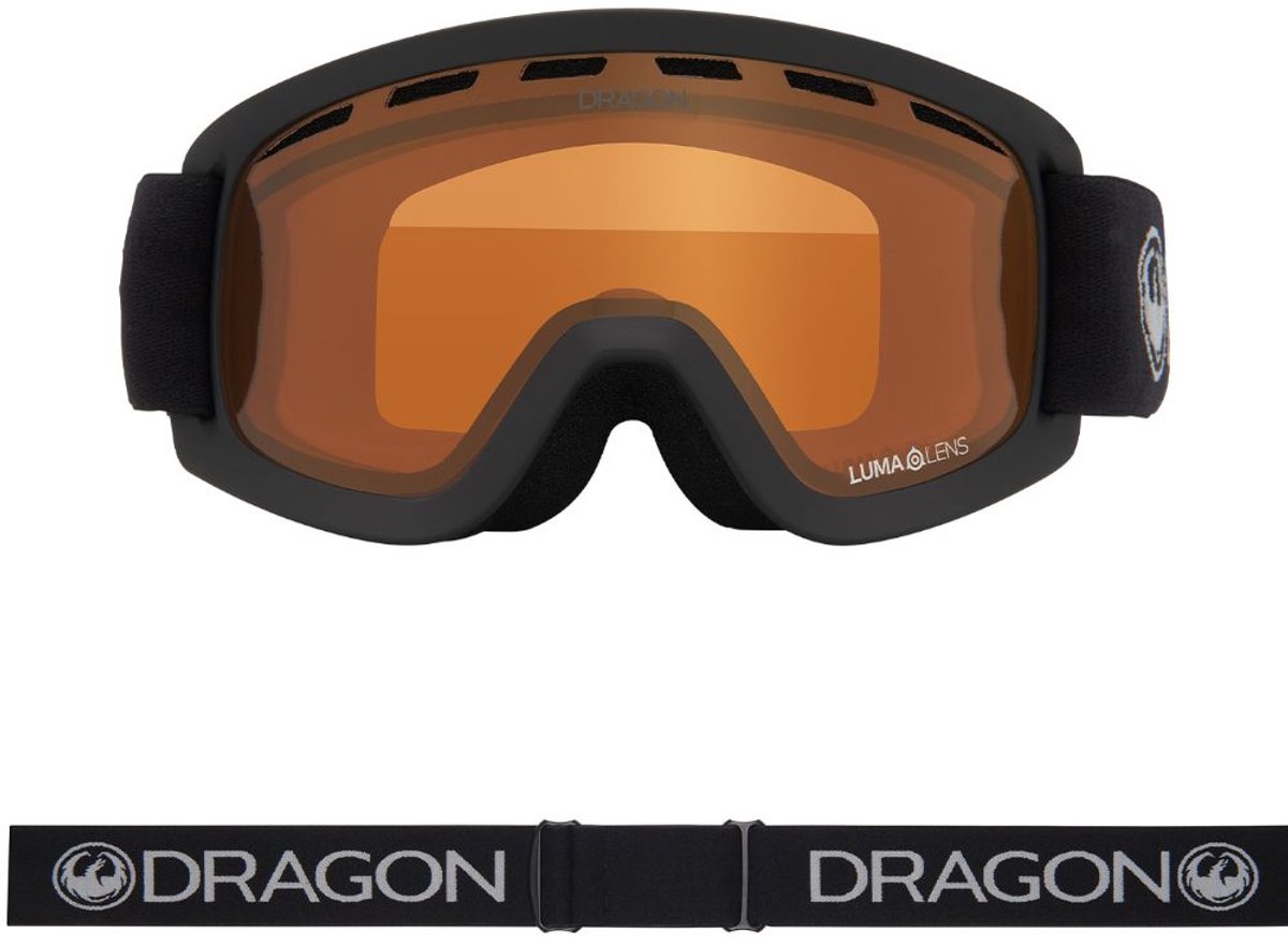 Dragon Alliance LIL D Jeugd Skibril - Charcoal/Amber