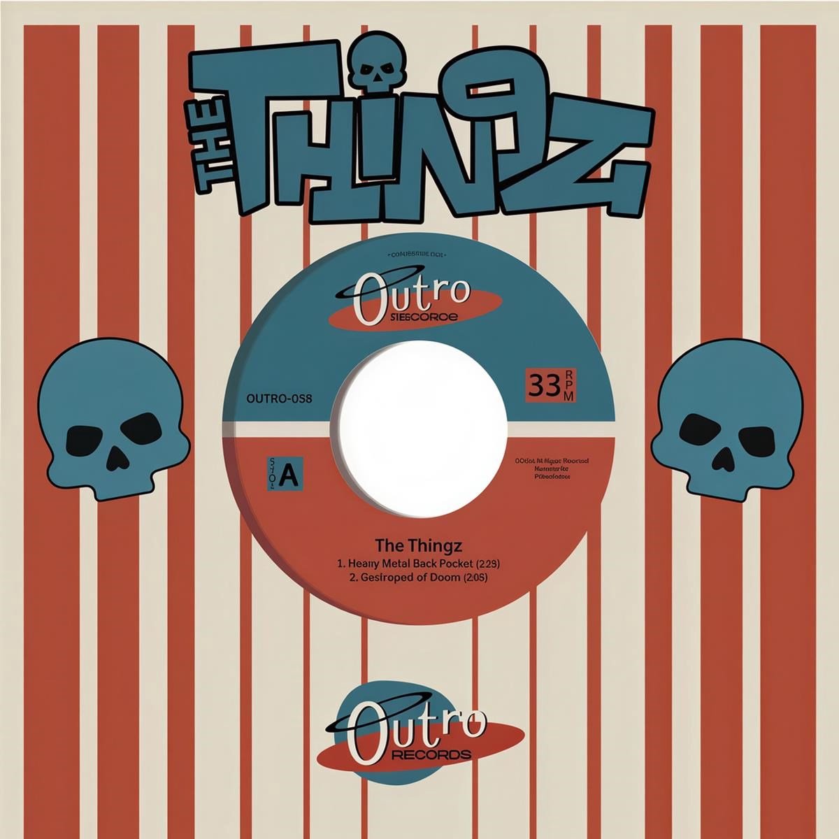 The Thingz & King Flamingo - Split (7" Single)
