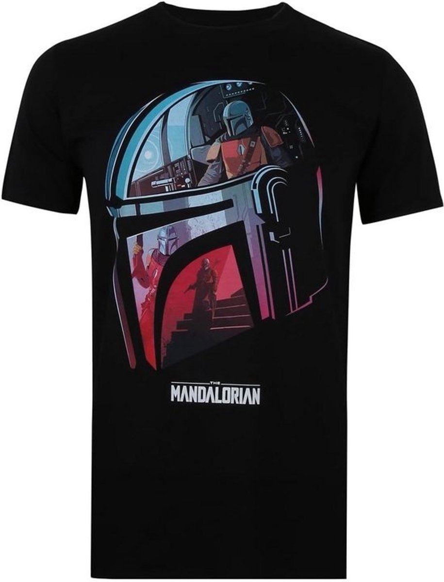 The Mandalorian Merchandising T-shirt voor Heren met Officieel Ontwerp