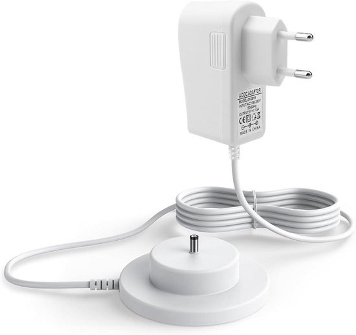 Oplaadstation en kabel voor 9V audiospeler