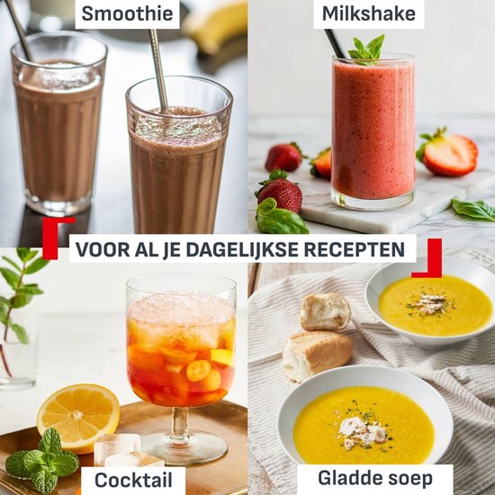 Tefal Blendforce 3 BL5959 - Blender - Glazen Kan - 2 snelheden en pulsefunctie - 1,25 L van Tefal — afbeelding 5