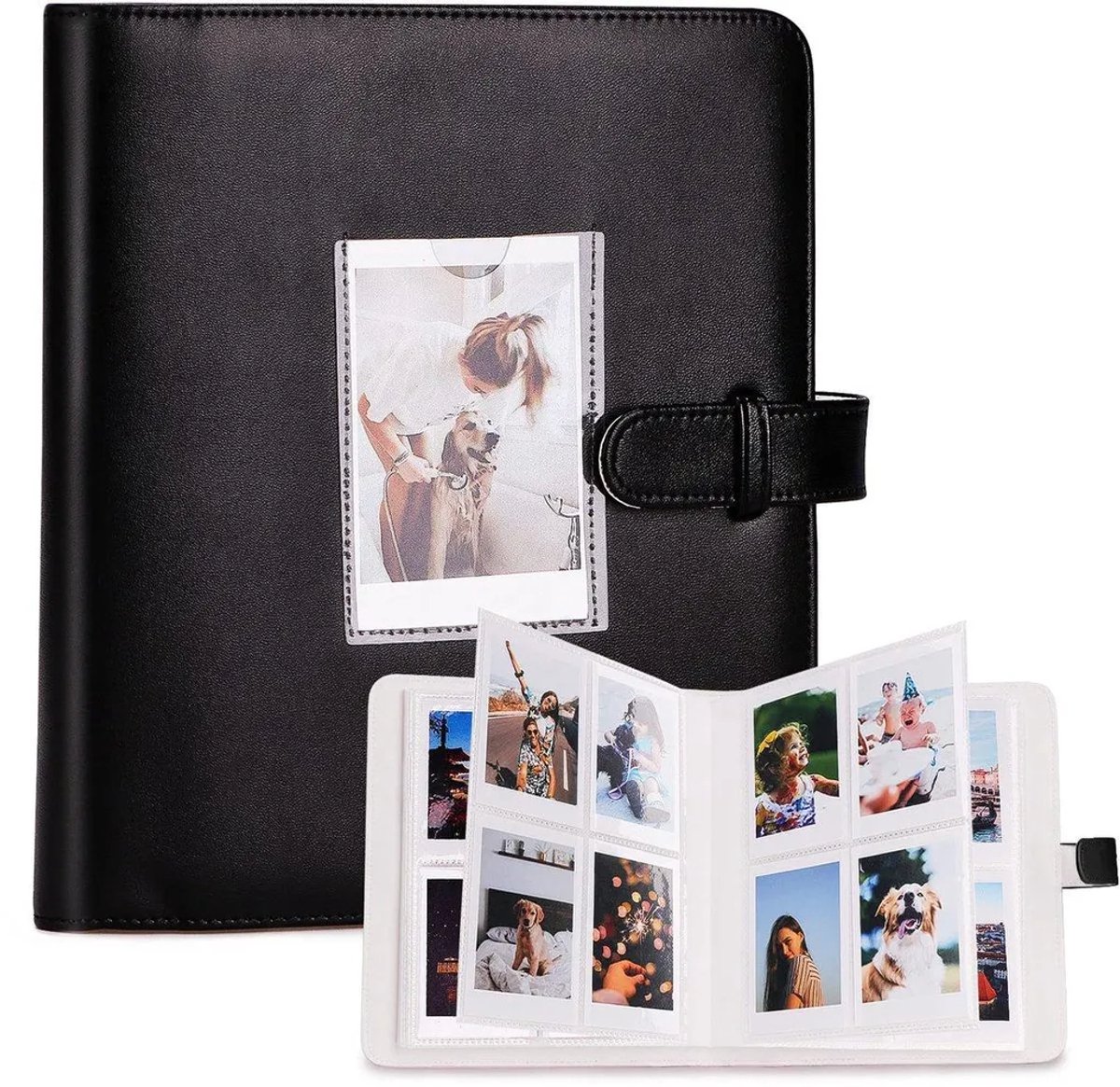 Fotoalbum voor Instax Mini – 273 Foto’s – Geschikt voor 3 Inch Instant Film – Zwart – Compatibel met Instax Mini Camera’s & Instant Printers