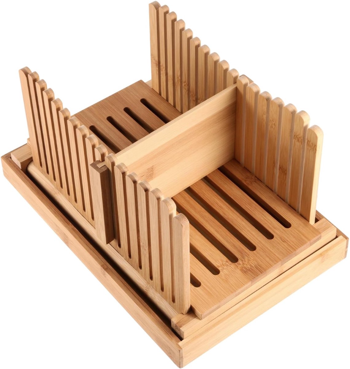 ZRNS® Broodsnijplank - Met Kruimel Opvangbak - Opvouwbaar - Bamboe