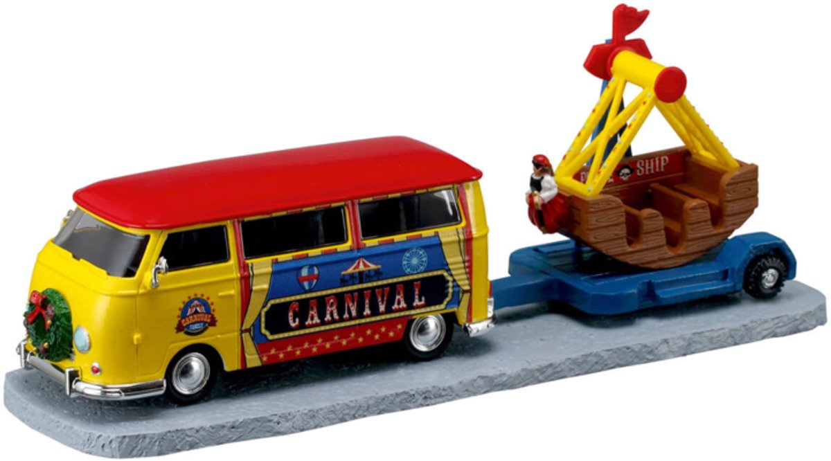 Lemax - Towing Van with Carnival Ride