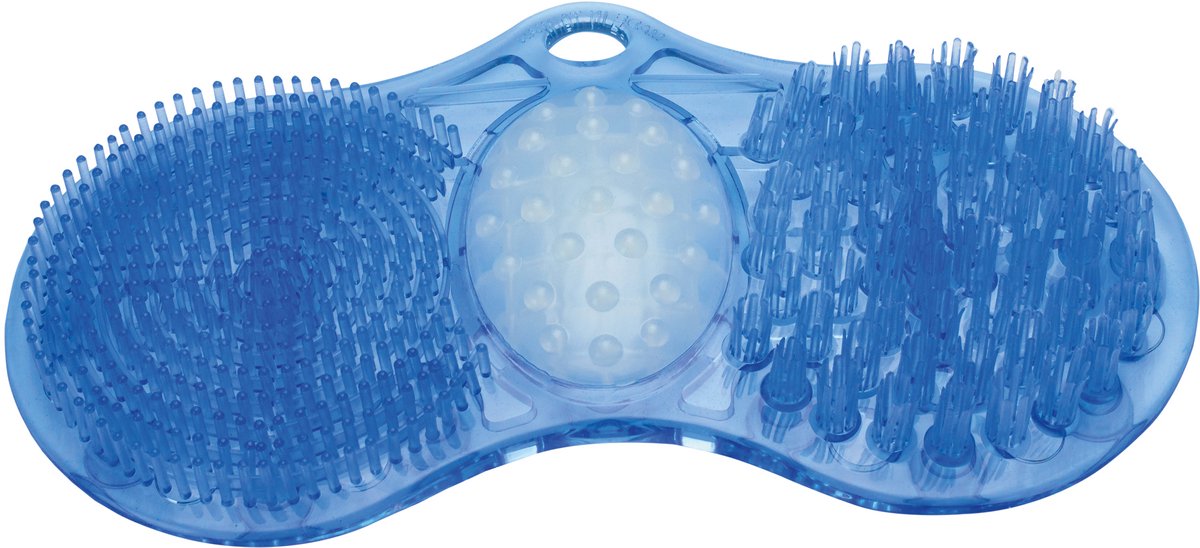 Voetmassage borstel - Voetscrubber - Rug scrubber - Voetborstel - Voetmassage - Voet borstel douche Voetscrubber - Rugscrubber - Blauw