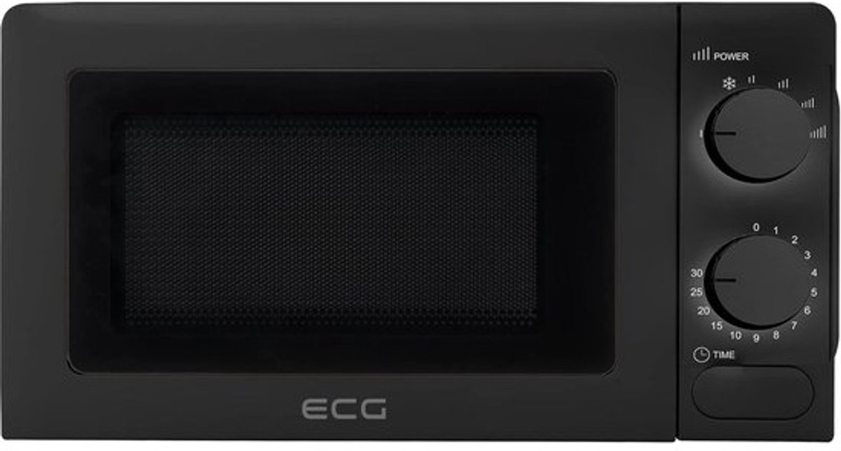 Compacte Magnetron - Kleine Oven - Snelle Maaltijden - Draaiplateau Inbegrepen - 17 Liter Capaciteit - Zwart