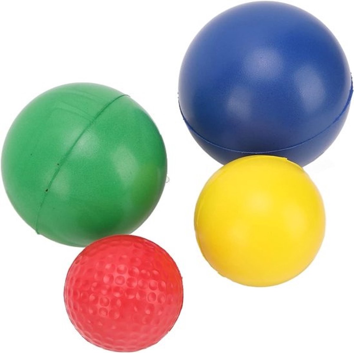 Hand Oefenballen - Grip Ballen Therapie - Vinger Training - Zachte Spons Materiaal - 4 Stuks