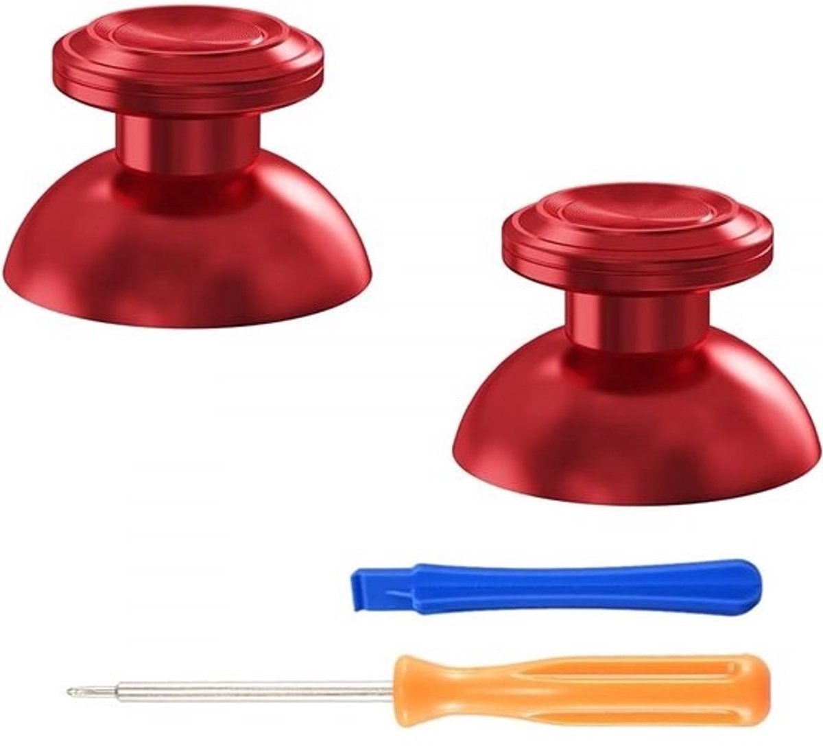 Metalen Thumbsticks - Analoge Joysticks - Controller Reparatie - Duurzaam Aluminium Materiaal - 5 x 3 x 1.5 cm - Groen