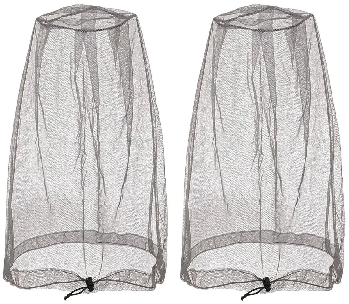 Deze set bevat twee ademende muggennetten Geschikt voor een opbergtas. Ze zijn lichtgewicht, insectenwerend en Geschikt voor vissen, wandelen, kamperen, imkeren en andere buitenactiviteiten.