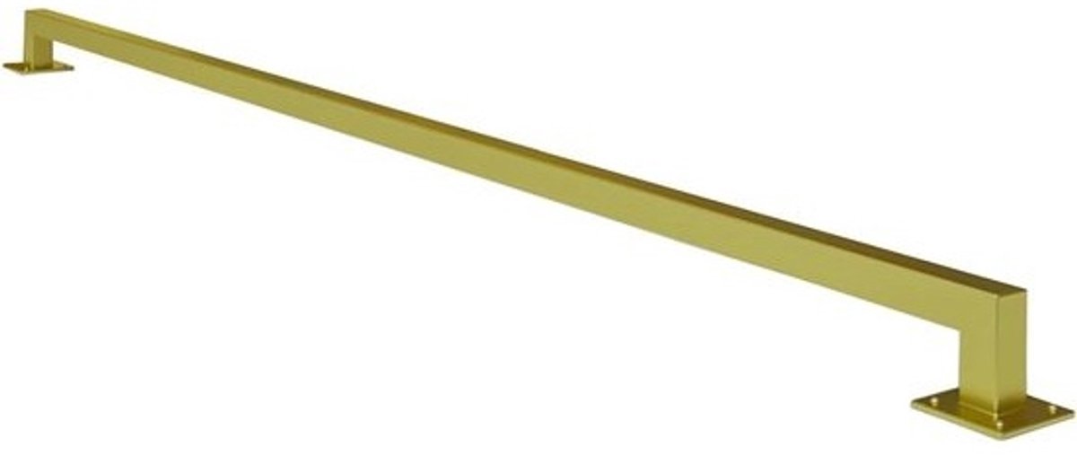 Trapleuning Set - Muursteun Leuning - Trap Veiligheid - Sterk Smeedijzer - Tot 6 voet - Goud