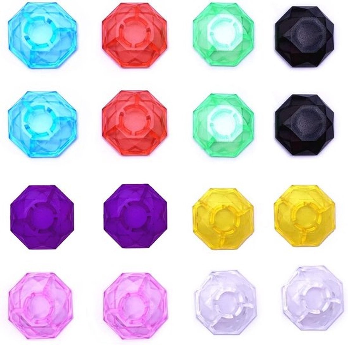 Pedaal Voetschakelaar Toppers - Voet Nagel Caps - Gitaar Effecten - Diamant Stijl - 30x8 mm - Meerdere Kleuren