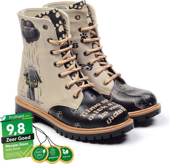 GOBY Pitty Catty Boots - Dameslaarzen - Handmade - Maat 38