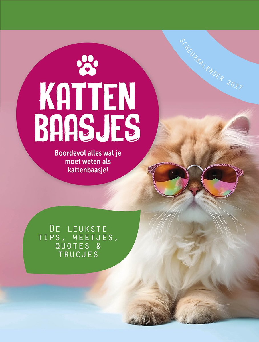 Scheurkalender 2027 Kattenbaasjes