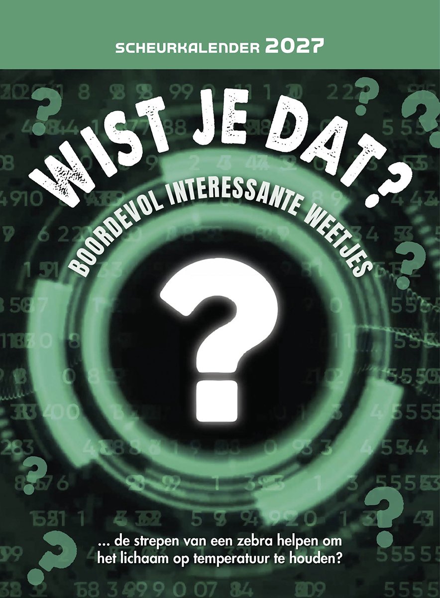 Scheurkalender 2027 Wist Je Dat?