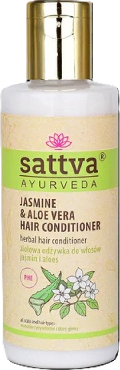 Conditioner met aloë vera en jasmijn, Sattva Ayurveda, 210 ml