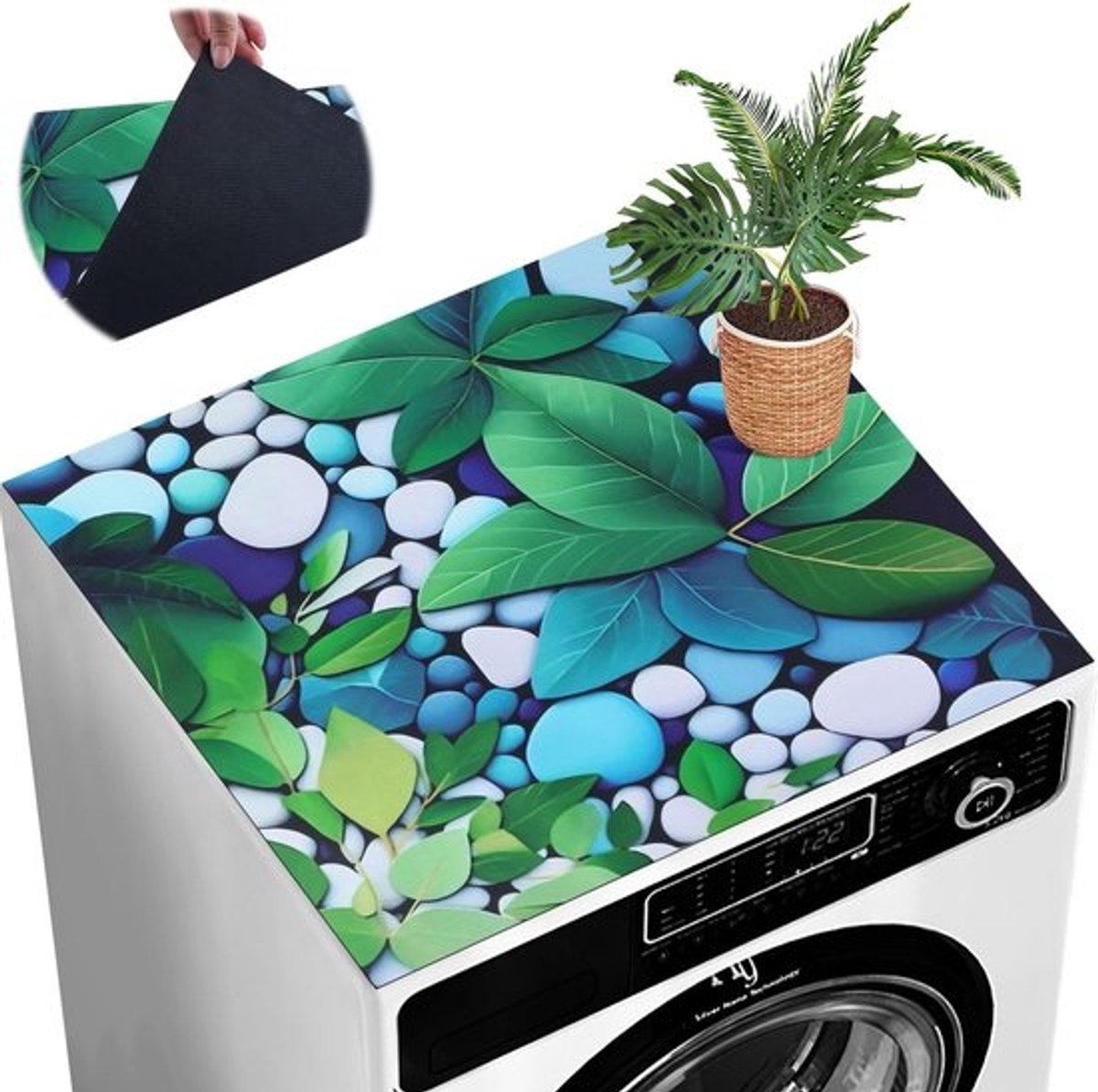 Antislip Onderlegger voor Wasmachine en Droger - Afwasbaar en Op Maat Te Knippen