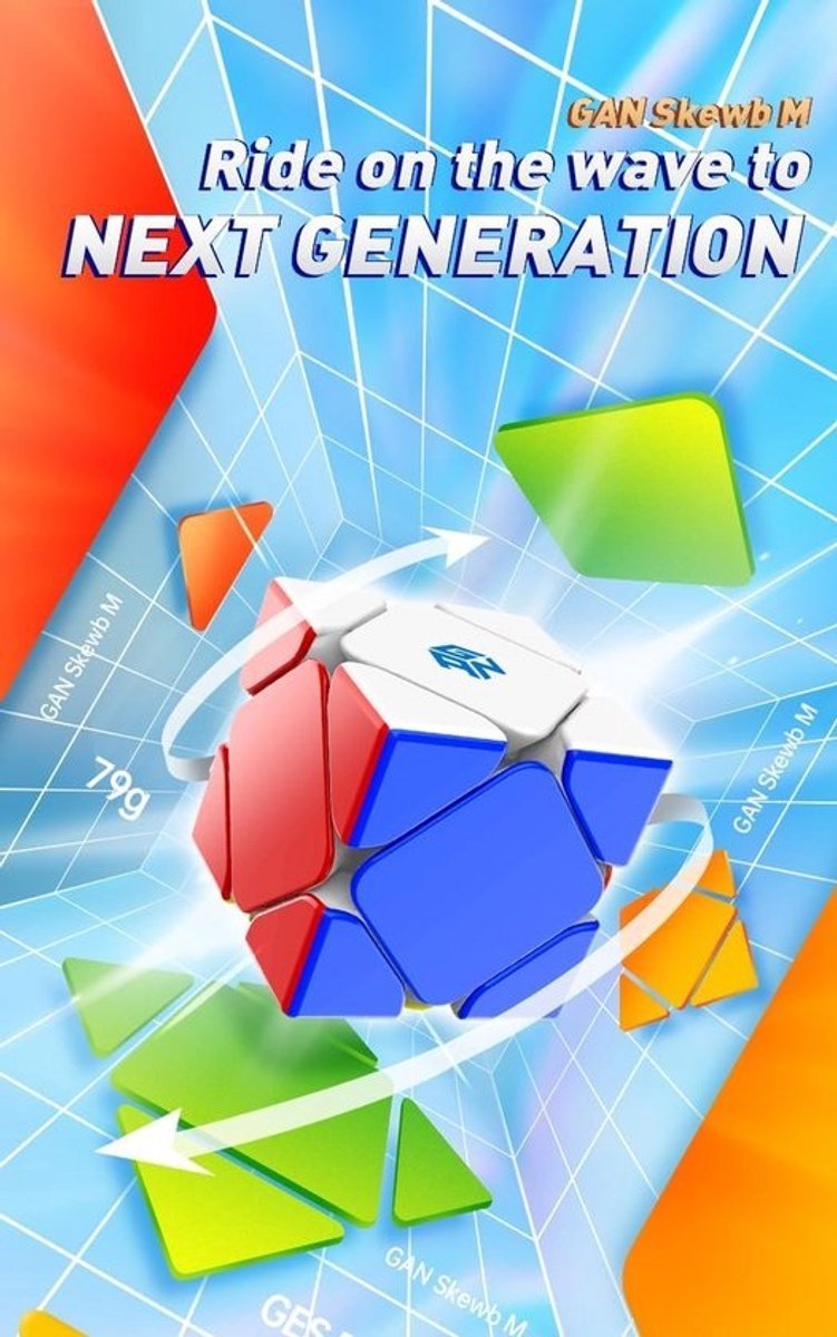 Magnetische Speed Cube Draaibaar Puzzel Standaardversie