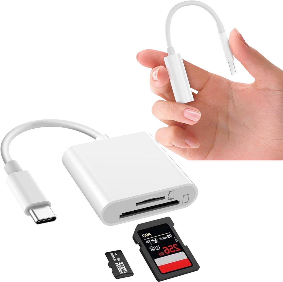 CRLYN® SD Kaart Lezer - SD Card Reader - Kaartlezer