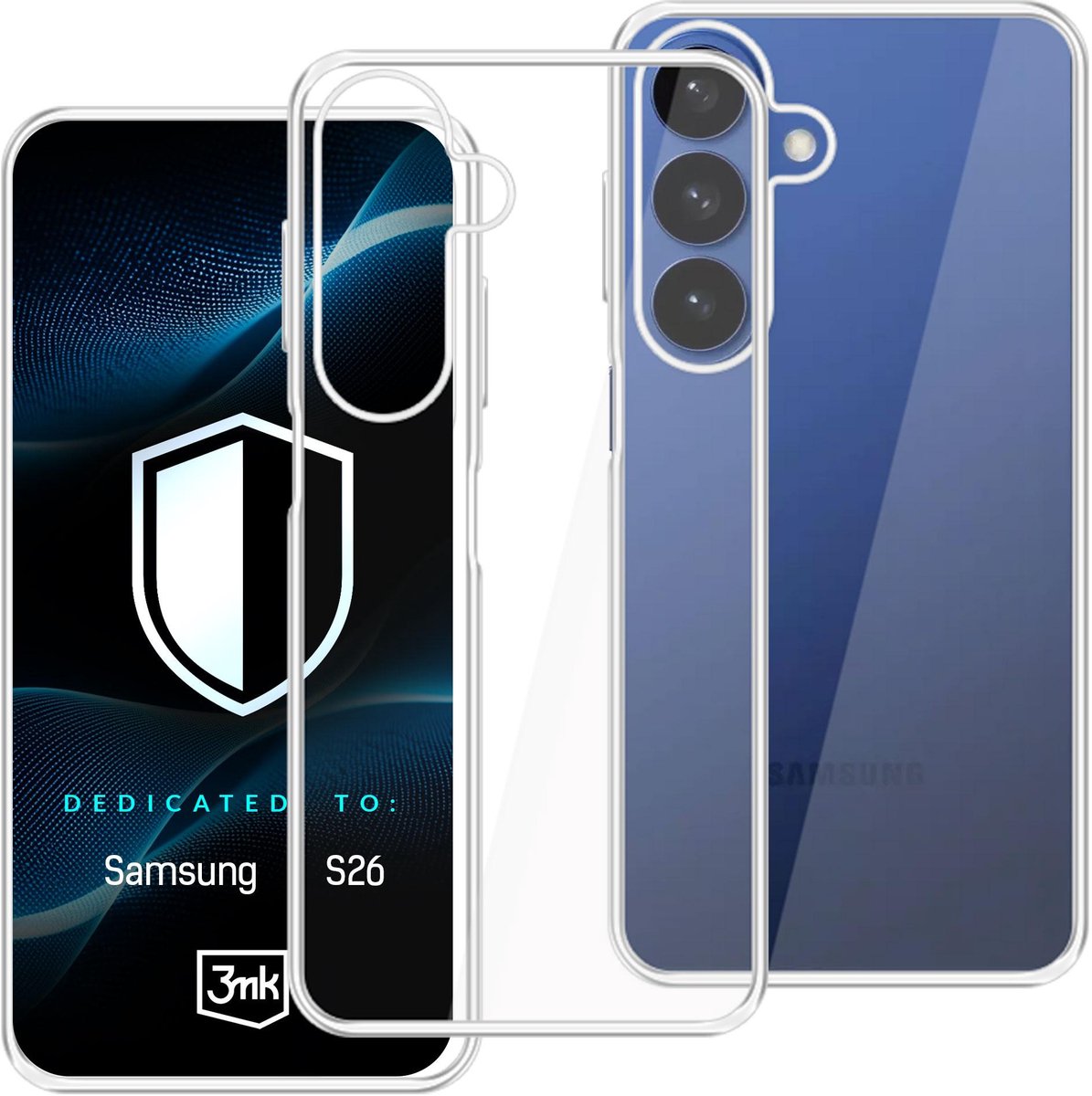 H Hardy Vision Case - Geschikt voor Samsung Galaxy S26 - Transparant - Shockproof - Military Grade