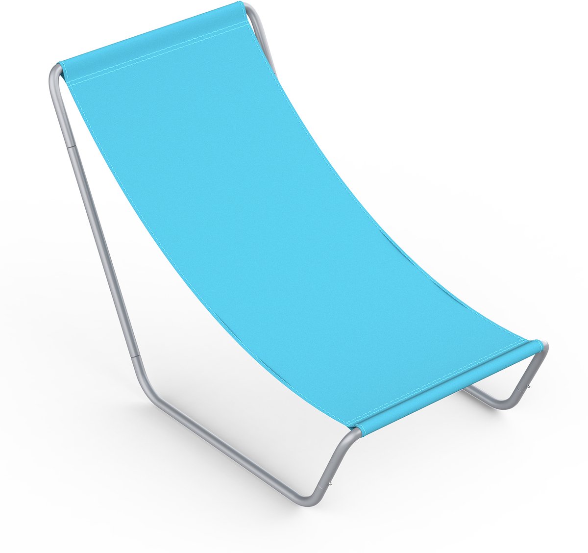 Arvioo‑Strandstoel‑opvouwbaar‑120kg‑600D Oxford‑hemelsblauw