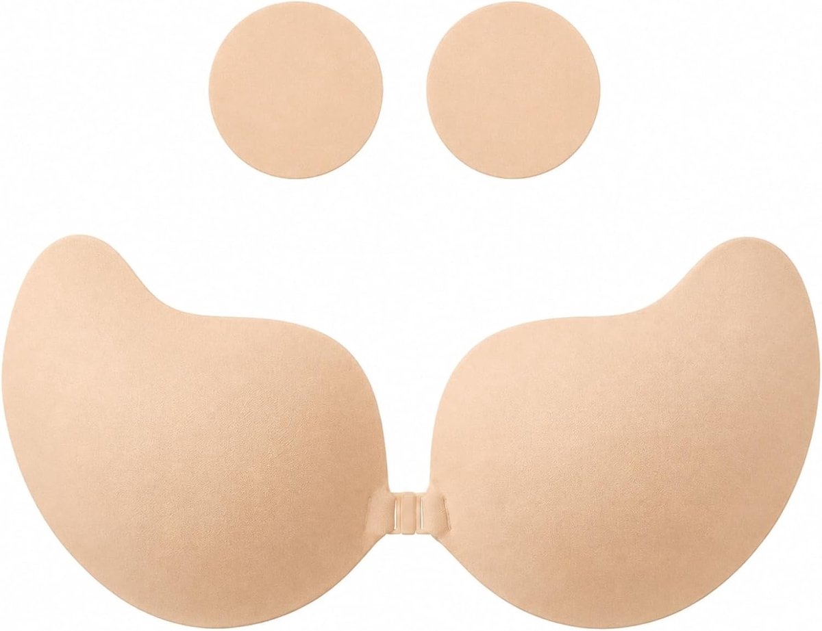 Push-Up Bh zonder Bandjes - Herbruikbare Silicone Bh met Nipple Bescherming voor Bruids- en Avondjurken, Geschikt voor Grote en Kleine Borsten