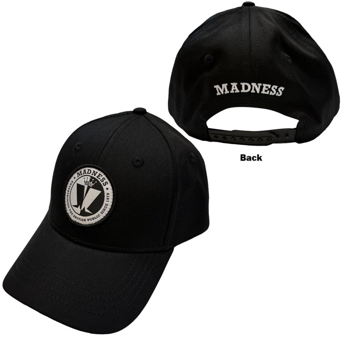 Madness - Since 1979 Baseball pet - Zwart