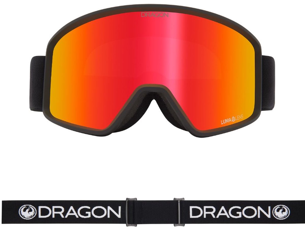 Dragon Alliance DXT OTG Jeugd Skibril - Black/Red Ionized