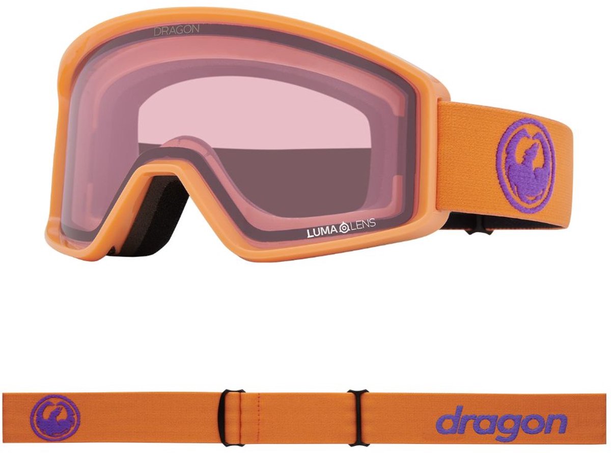 Dragon Alliance DXT OTG Jeugd Skibril - Apricot/Light Rose