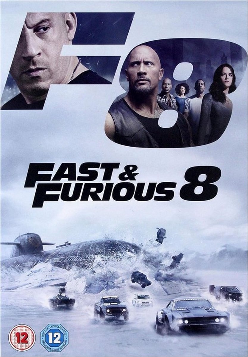 Fast & Furious 8 Film op DVD