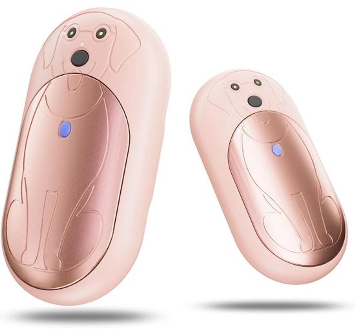 Oplaadbare Handwarmer - Zakverwarmer USB - Buitenactiviteiten Warm - 2-in-1 Ontwerp - Tot 20 uur - Roze