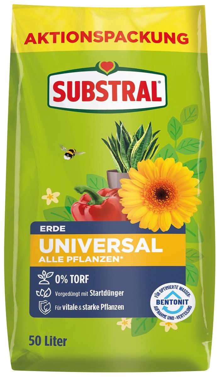 Substral Universele Aarde Turfvrij 50 Liter