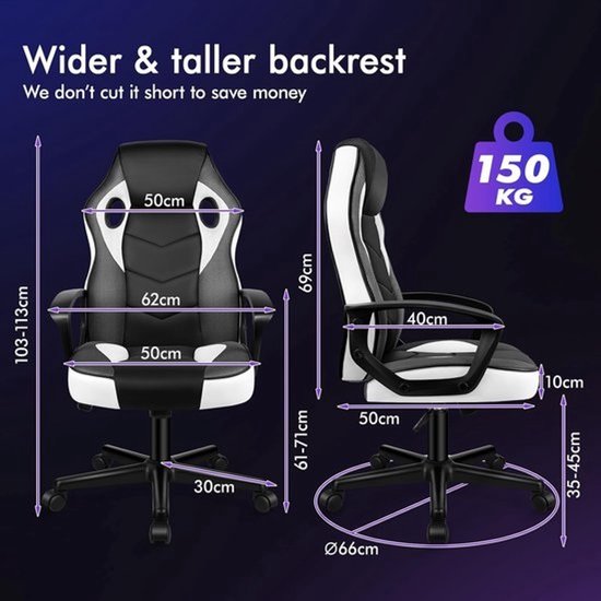 Racestoel - Racing Chair - Simulator Stoel - stoel design — afbeelding 3