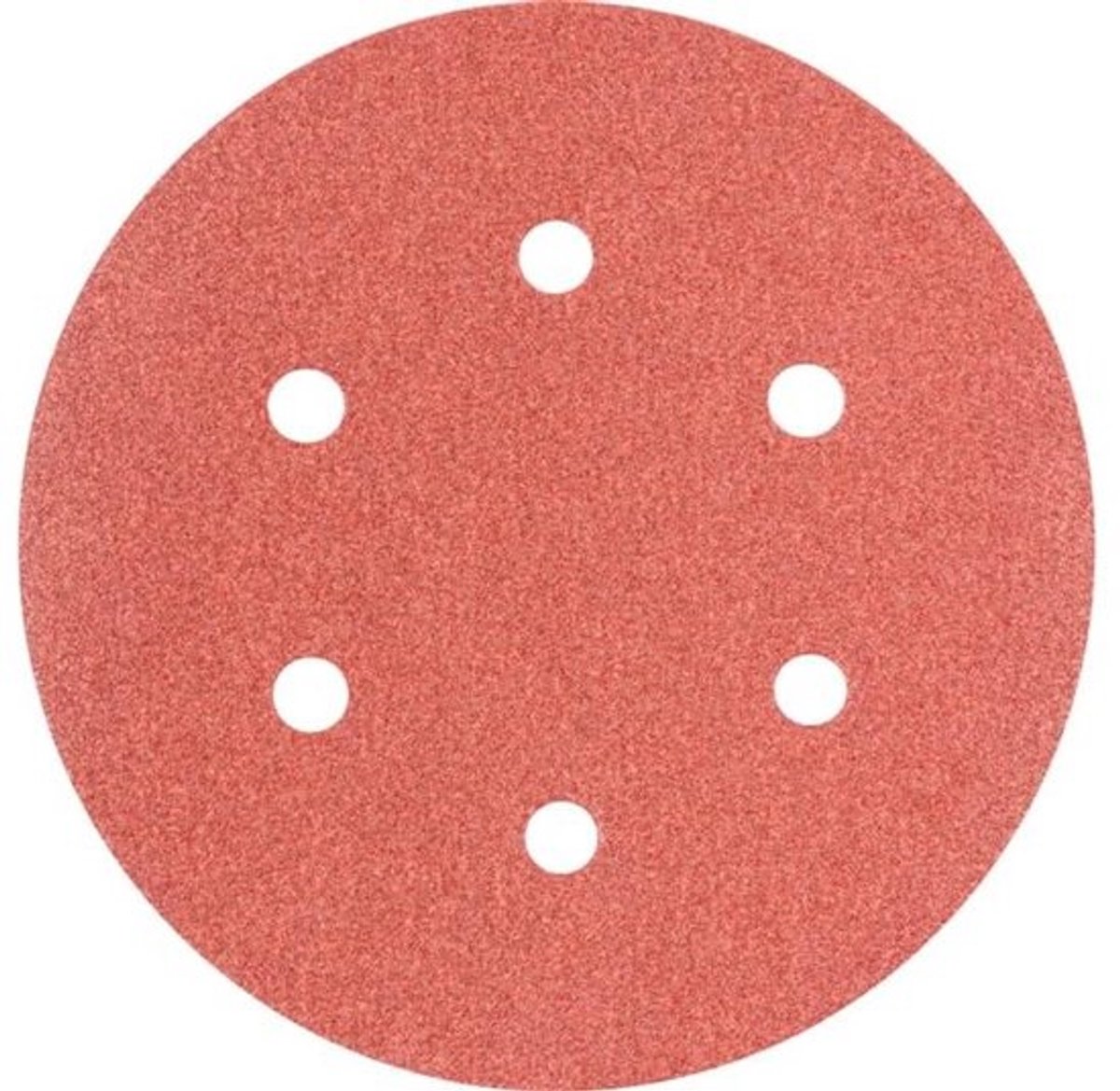 Schuurschijven Klittenband - Schuurpapier Rond - Metaal Bewerken - Korund A Materiaal - 150 mm 6 Gaten - Bruin