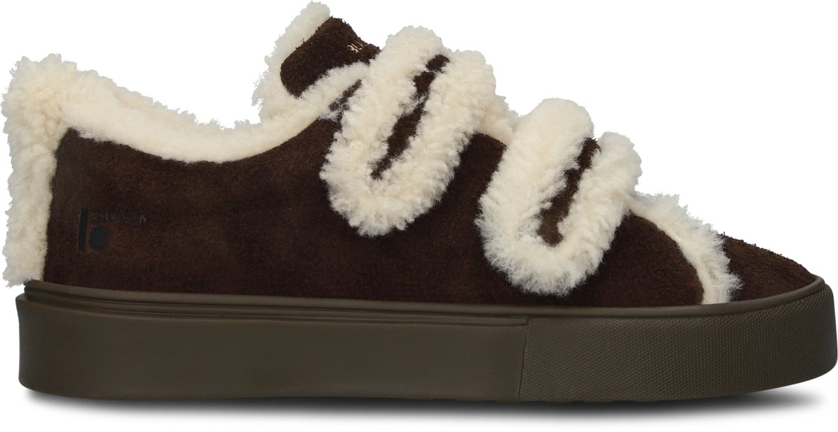 Blackstone QUARTZ MAZIE - EL296 Mole - Sneaker (low) - Vrouw - Dark brown - Maat: 39