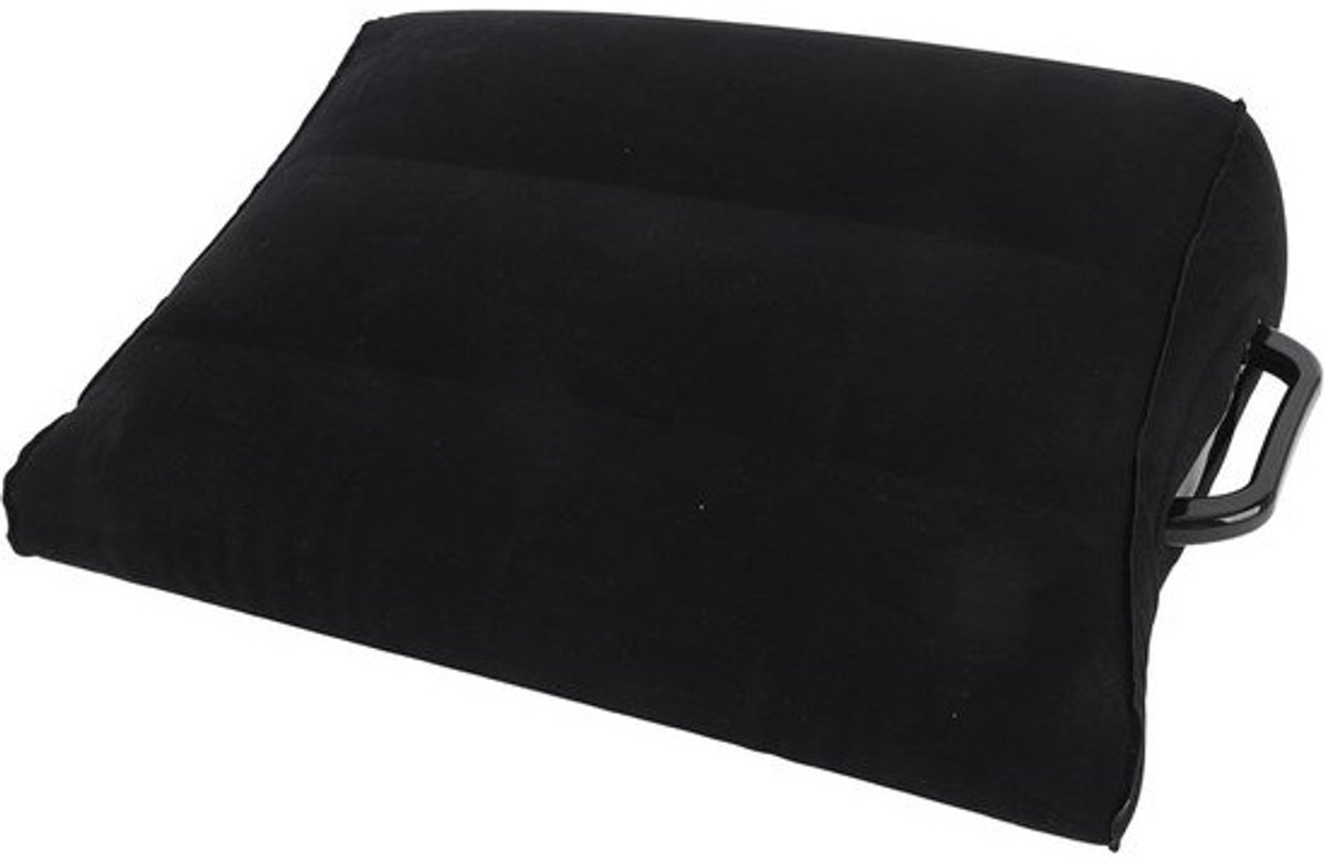 Opblaasbaar Wigkussen - Driehoekig Kussen - Slapen en Lezen - Draagbaar en Zacht - 50x38cm