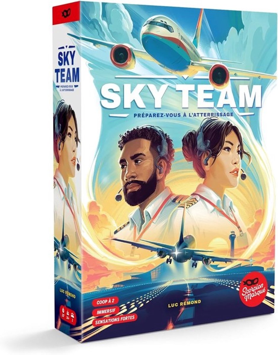 Coöperatief Spel - Vlieg Simulatie - Samen Spelen - Communicatie Beperkt - 20 Minuten Speelduur - Blauw Oranje Wit