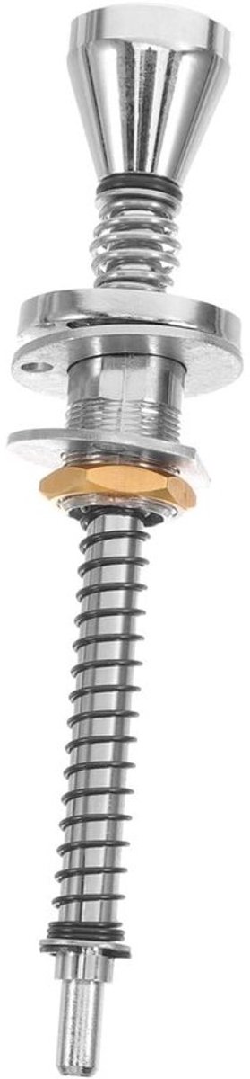 Flipperkast Hendel - Kogelzuiger Speelgoed - Spelcomputer Accessoire - Precisie Legering Constructie - 16.8 x 3.5 cm - Zilver