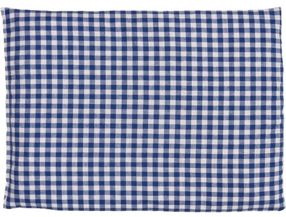 Koolzaadkussen - Warmtekussen Koelkussen - Ontspanning Thuis - Natuurlijke Vulling - 30 x 20 cm - Blauw Wit