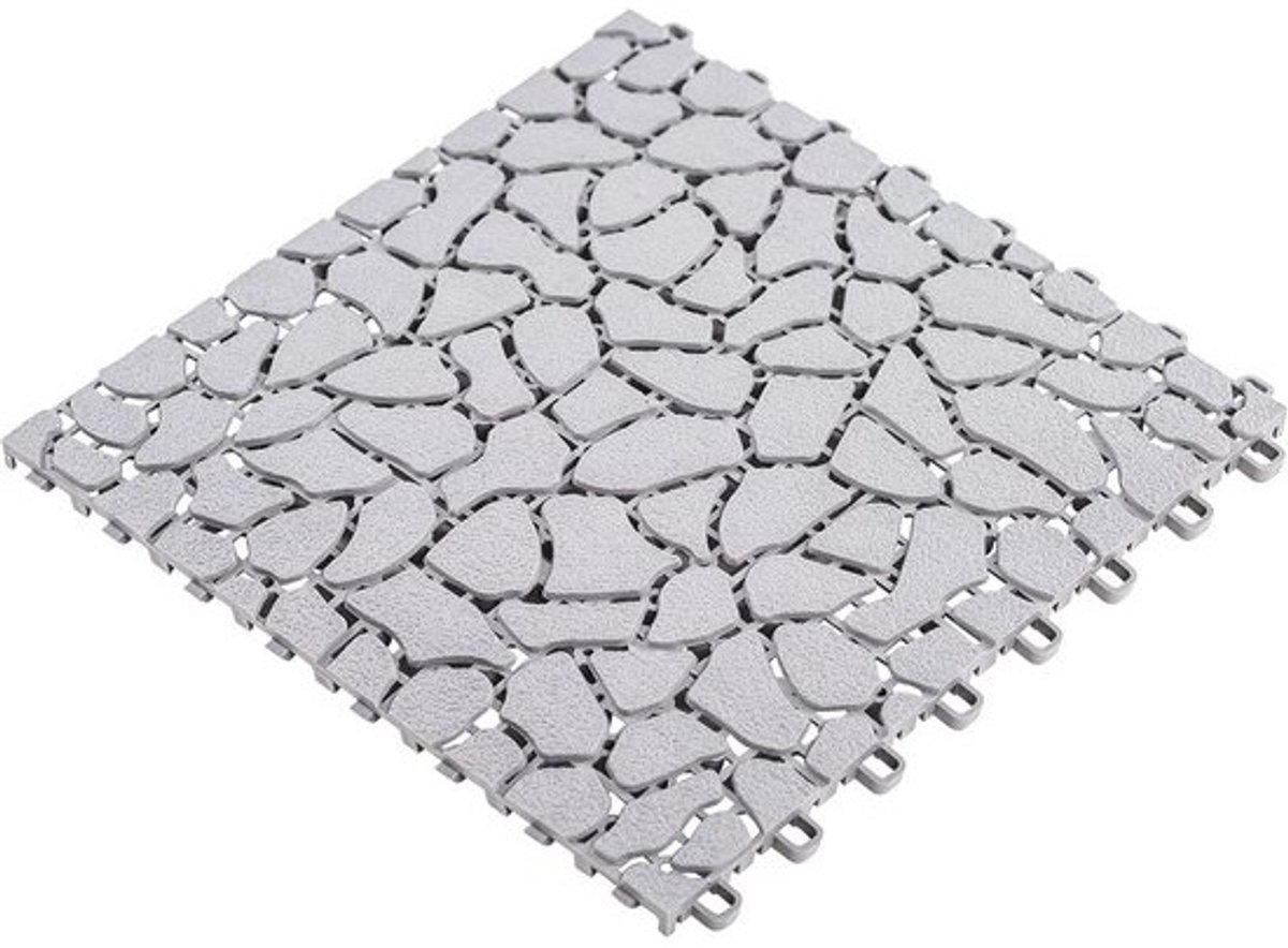 Weerbestendige kliktegels voor buiten 30 x 30 cm voor balkon, tuin en terras - Eenvoudig te leggen en ideaal voor elke ondergrond