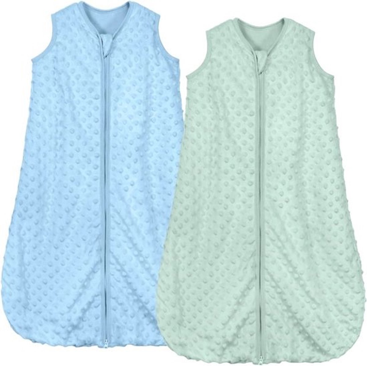 Slaapzak voor Baby's - 1,5 TOG, 2 Stuks, Maat S t/m XL, Ademend en Comfortabel voor Herfst en Winter