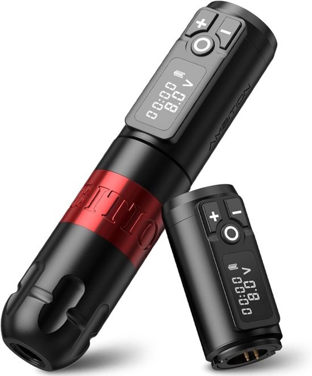 Draadloze Roterende Tattoo Pen met 2400 mAh Batterij en Digitaal Display