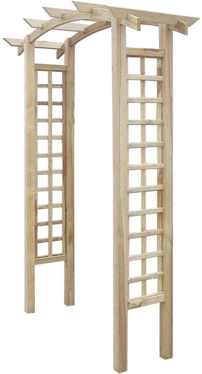 Houten Rozenboog Klimrek voor Klimplanten Pergola Tuinboog 150x50x210 cm