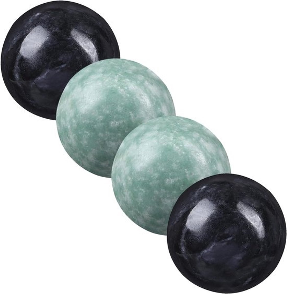 4 Stuks Marmeren Baoding Ballen voor Handmassage, Qigong & Ontspanning