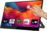 Logicom Nomad Touch - Portable Monitor - Full hd - Touch - 15,6" - ips scherm - usb-C & Mini Hdmi - Kickstand - zwart