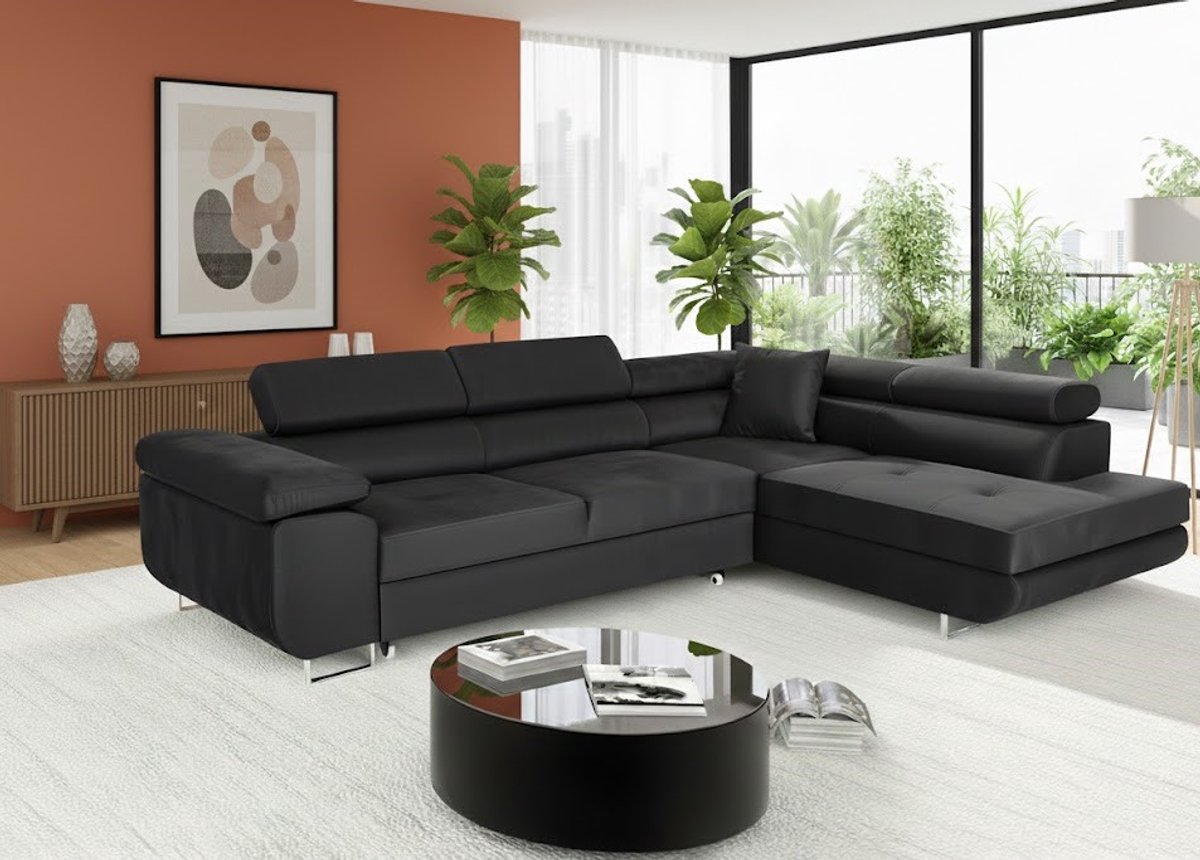 Luxe L-Vorm Hoekbank Pasti – - Grijs - Novihome