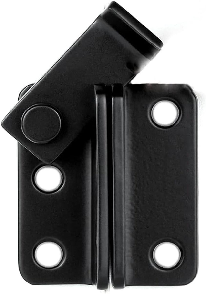 RVS Flip Gate Latch voor Interne Deuren, Schuifgrendel voor Schuren, Badkamers en Garages - 62 x 50mm, Links Openend
