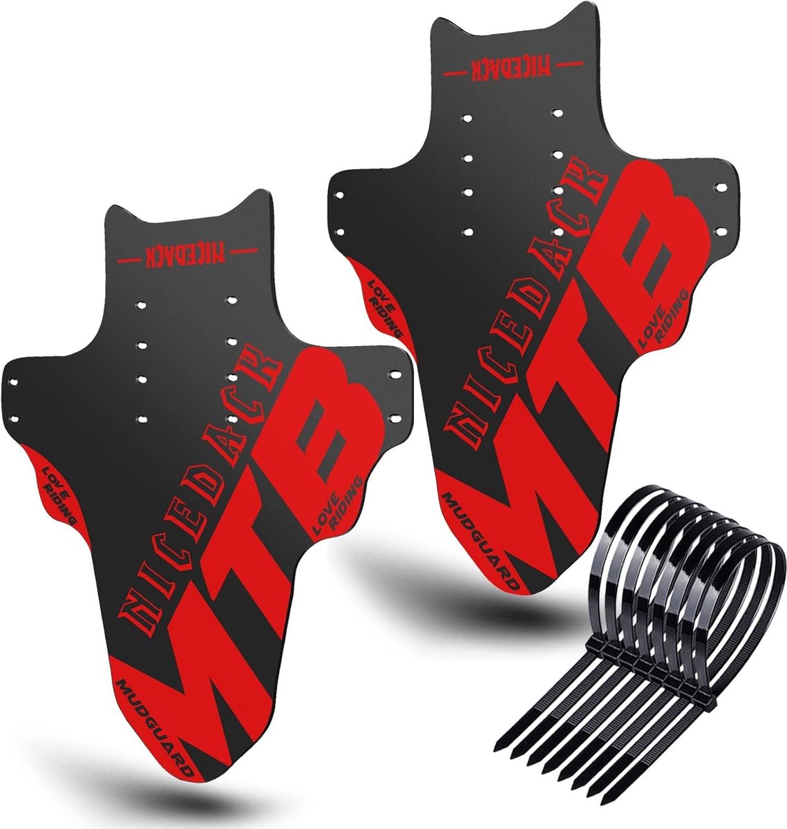 Mountainbike spatbord voor 20-29 inch fietsen - Voor- en achterspatbord, waterdichte bescherming en eenvoudig te monteren