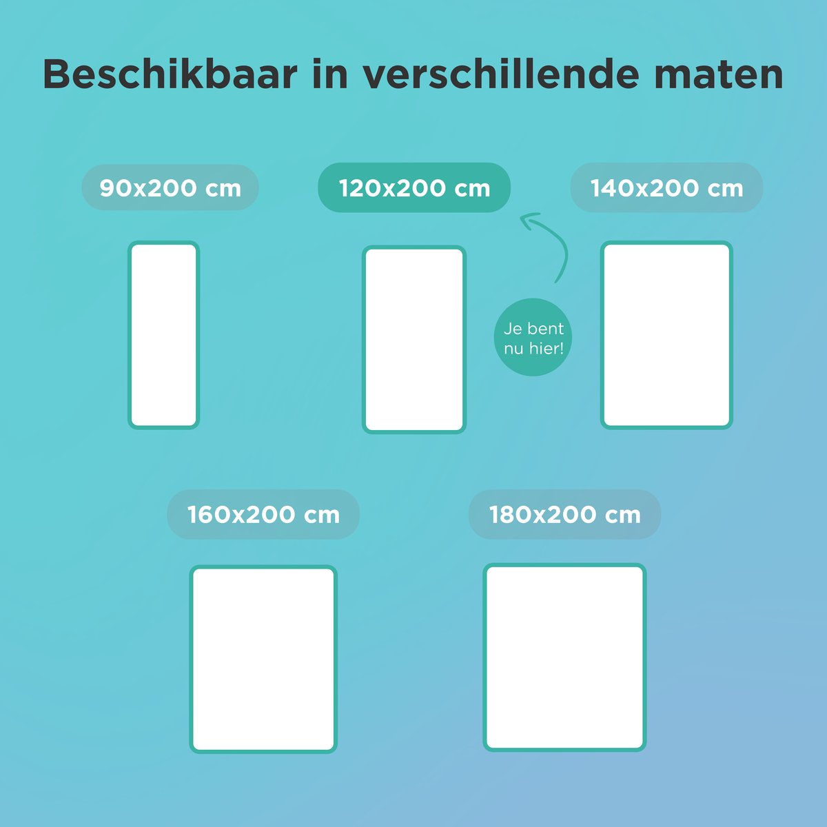 CozySense® Hybride Matras 120x200 cm – Eenpersoons Pocketvering – Traagschuim & Koudschuim – 7-Zones – 25 cm Dik – Medium thumbnail 3