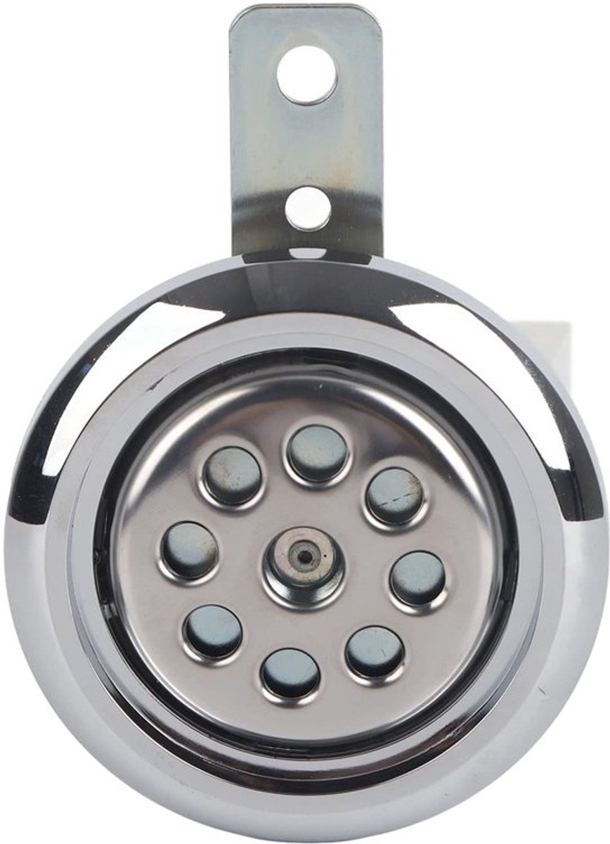 Universele Motorfiets Hoorn, Motorfiets Luidsprekersystemen Universele Motorfiets Hoorn Waterdicht 110dB Hard 12V 85mm W/honingraat Chroom Deksel